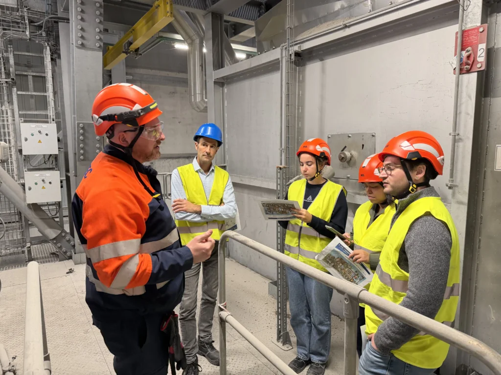 équipe paprec en usine